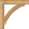 Ekena Millwork Thorton Block Rough Sawn Bracket, Western Red Cedar, 4"W x 28"D x 28"H BKT04X28X28THR05RWR - alternate 4